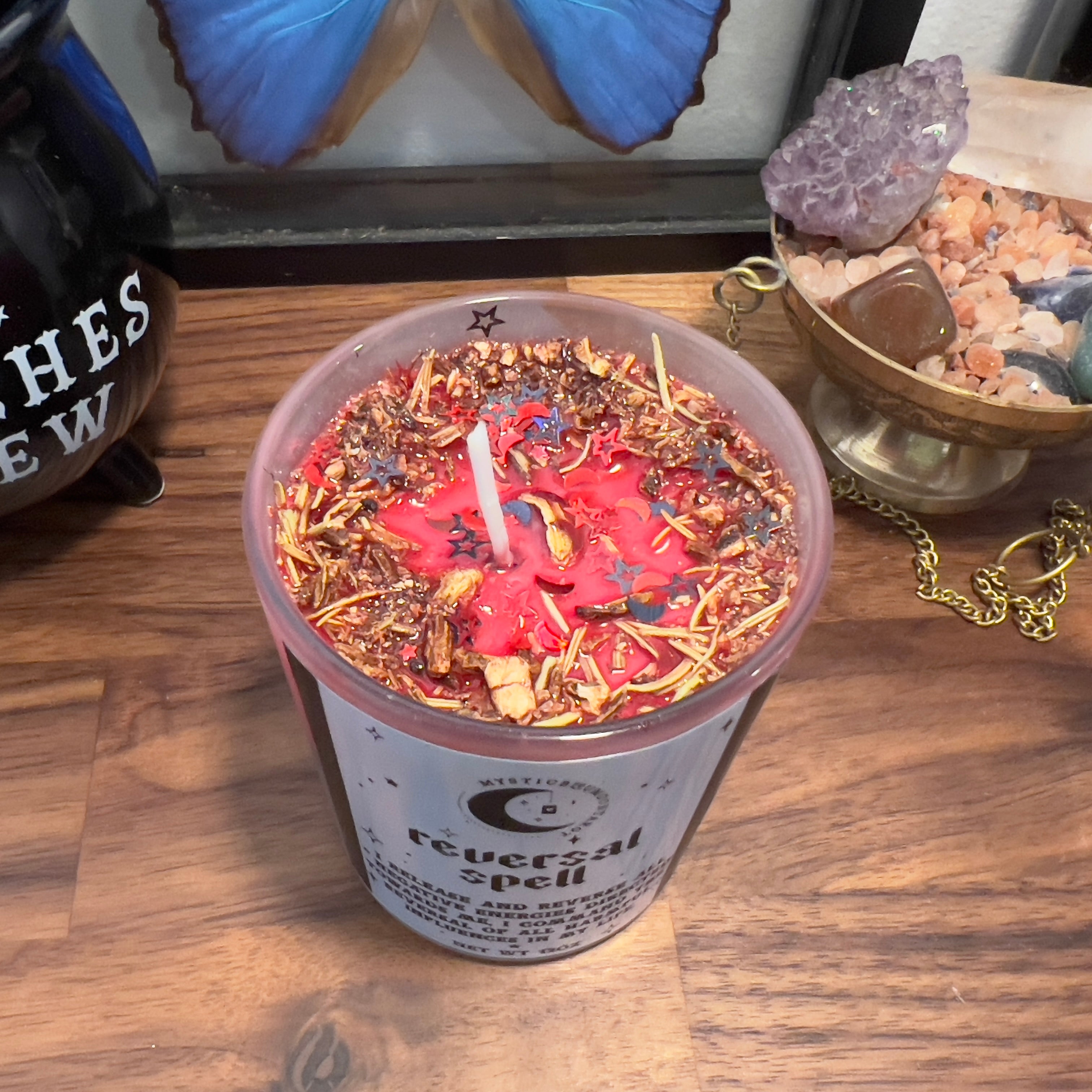 Vela de hechizo de protección fija - Proteger contra la negatividad