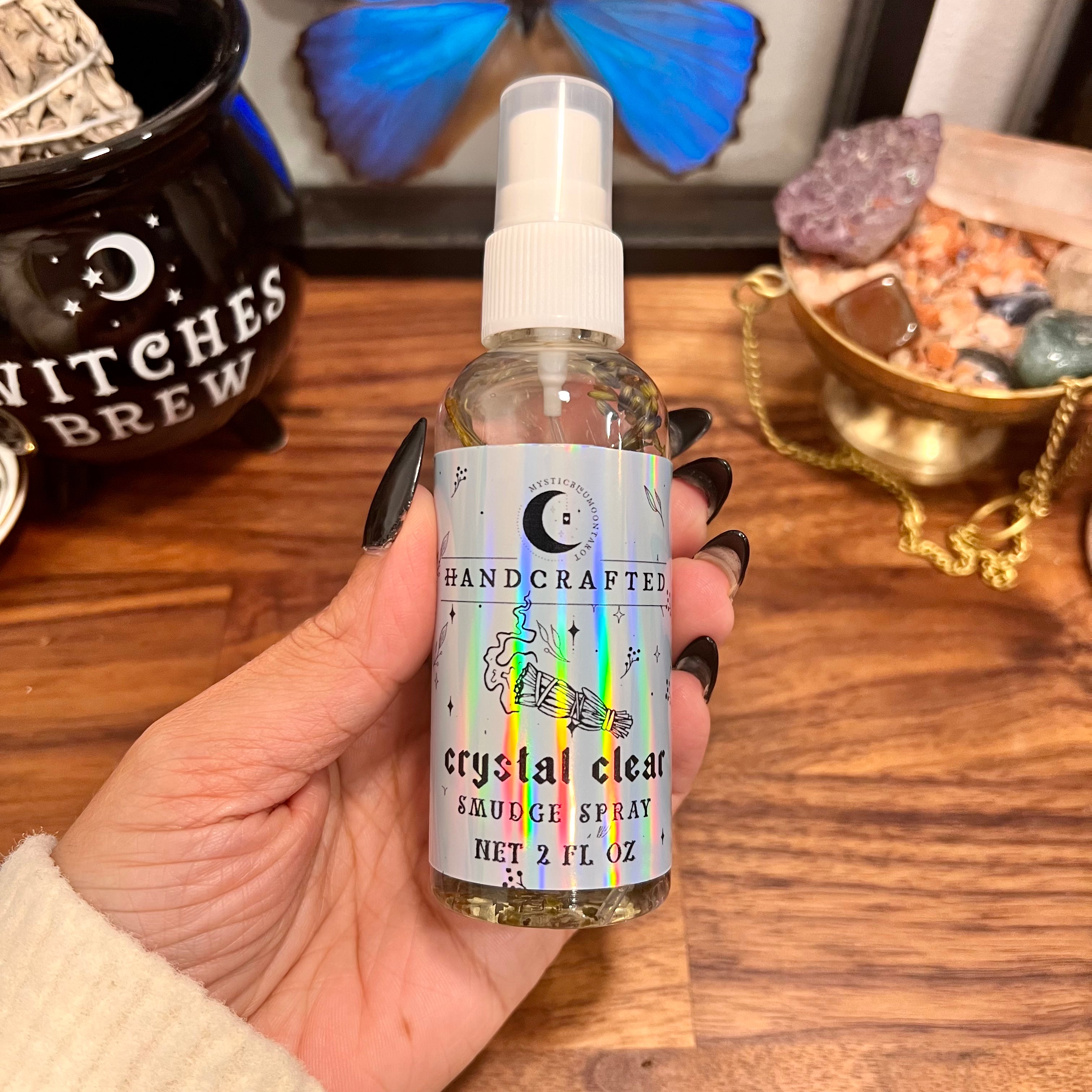 Crystal Clear Cleansing Spray - Smudge Spray Homemade Florida Water