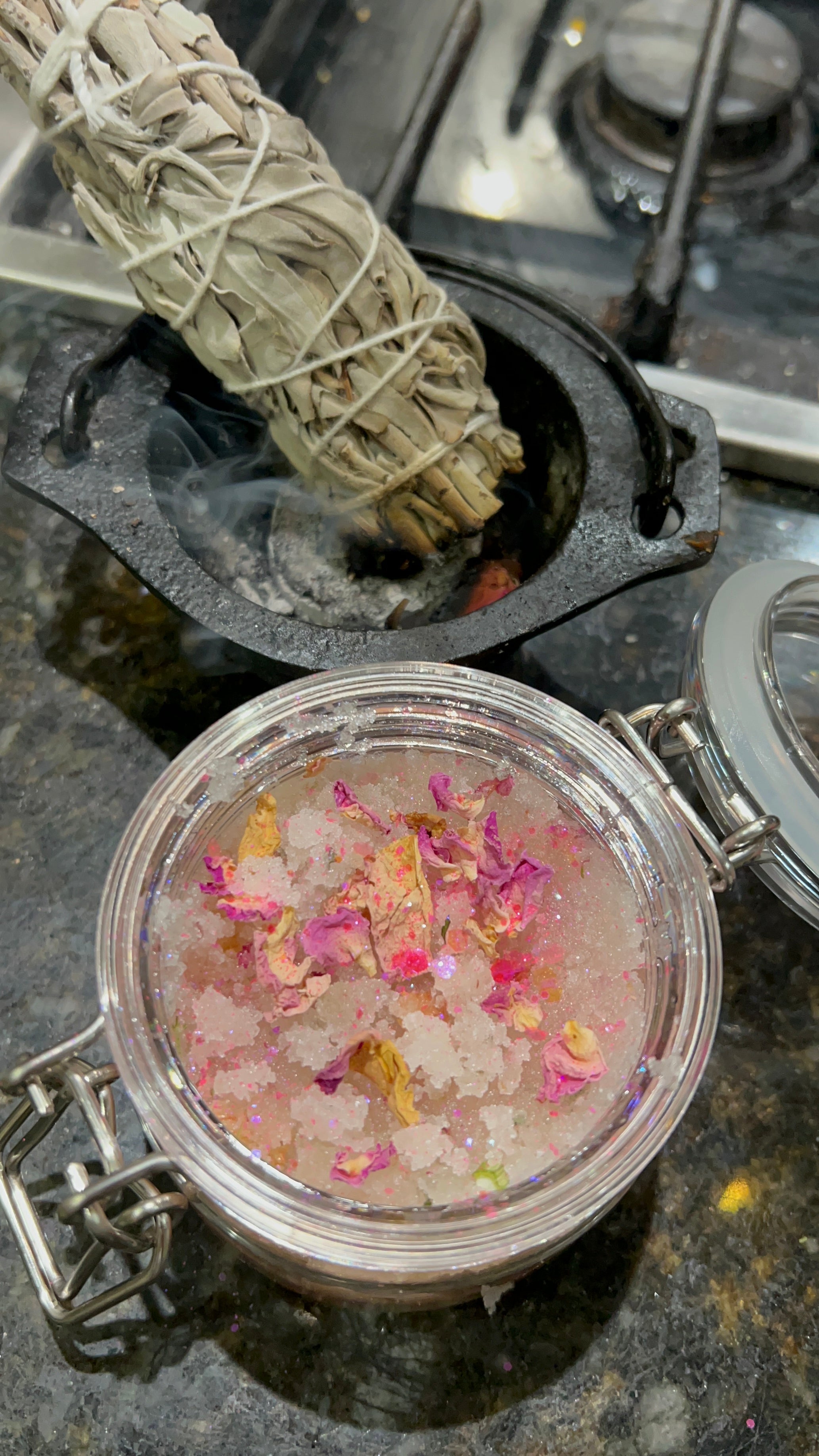Come To Me Body Sugar Scrub - Attraction Spell Infuse Your Aura