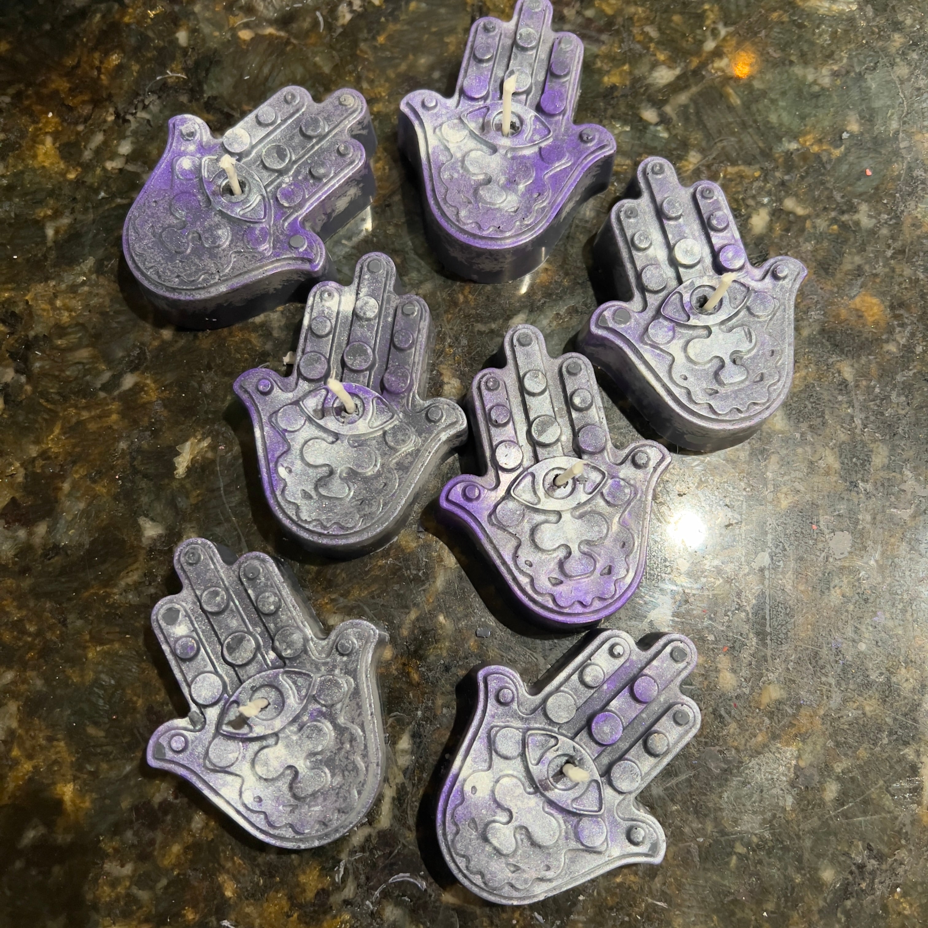 Vela ritual de protección - Protección contra el mal de ojo Negatividad Maldiciones Hechizos Hechizo