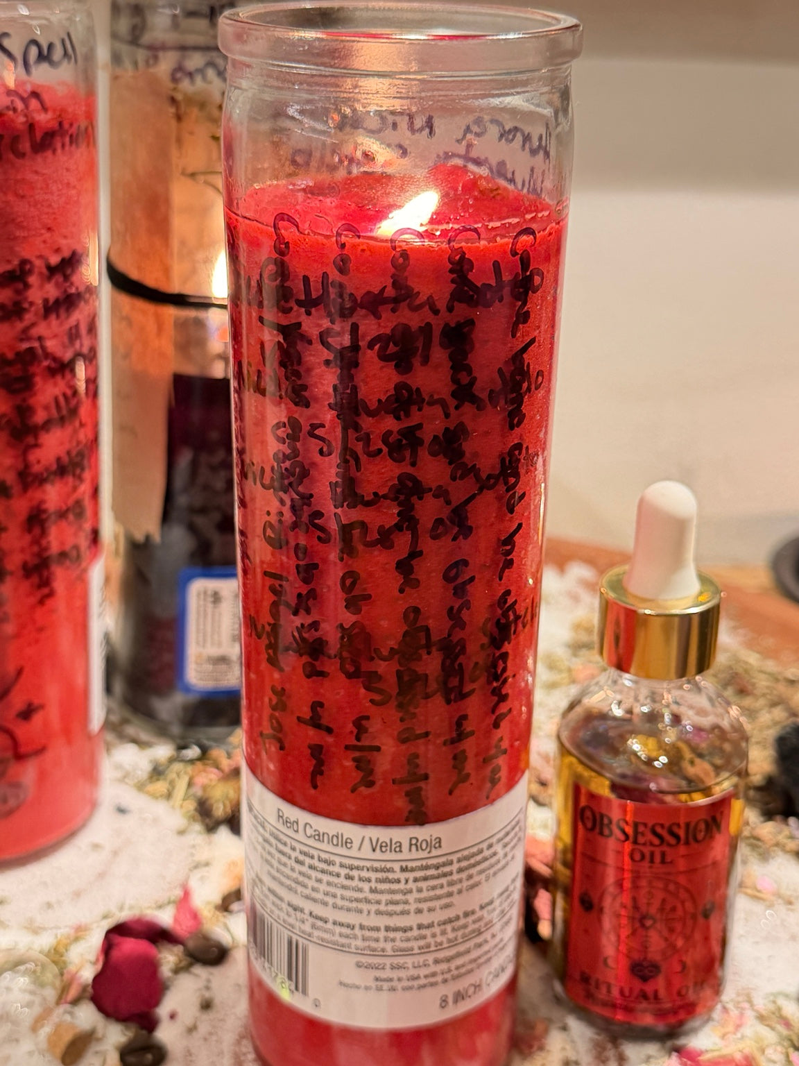 Personalized Obsession Spell Ritual Candle Preparation By MysticBluuMoonTarot
