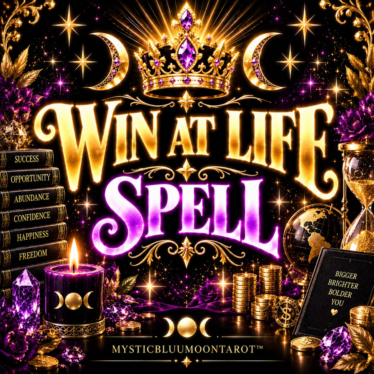 Win At Life Spell For Success Confidence Opportunity And Personal Growth