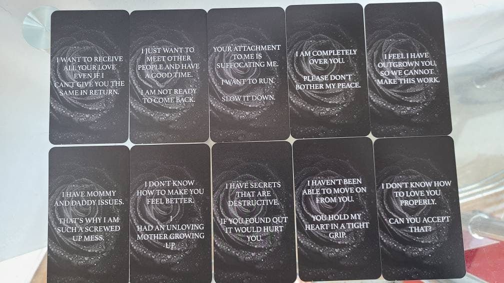 Dark Confessions Of The Soul Messages 4 Oracle Deck - MysticBluuMoonTarot