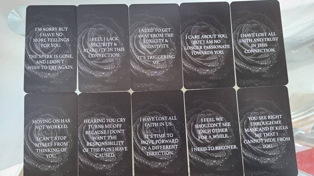 Dark Confessions Of The Soul Messages 4 Oracle Deck - MysticBluuMoonTarot