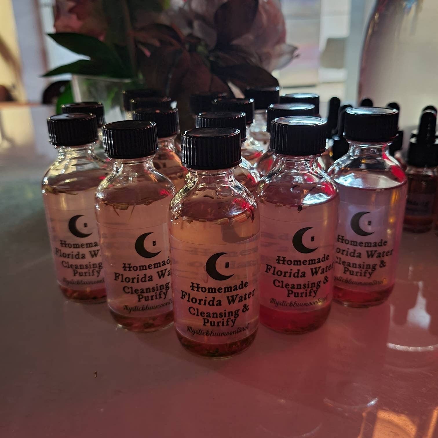 Florida Water Spray Cologne - 2oz Blessed Cleansing Water Purify Dark Energies Spiritual Bath - MysticBluuMoonTarot