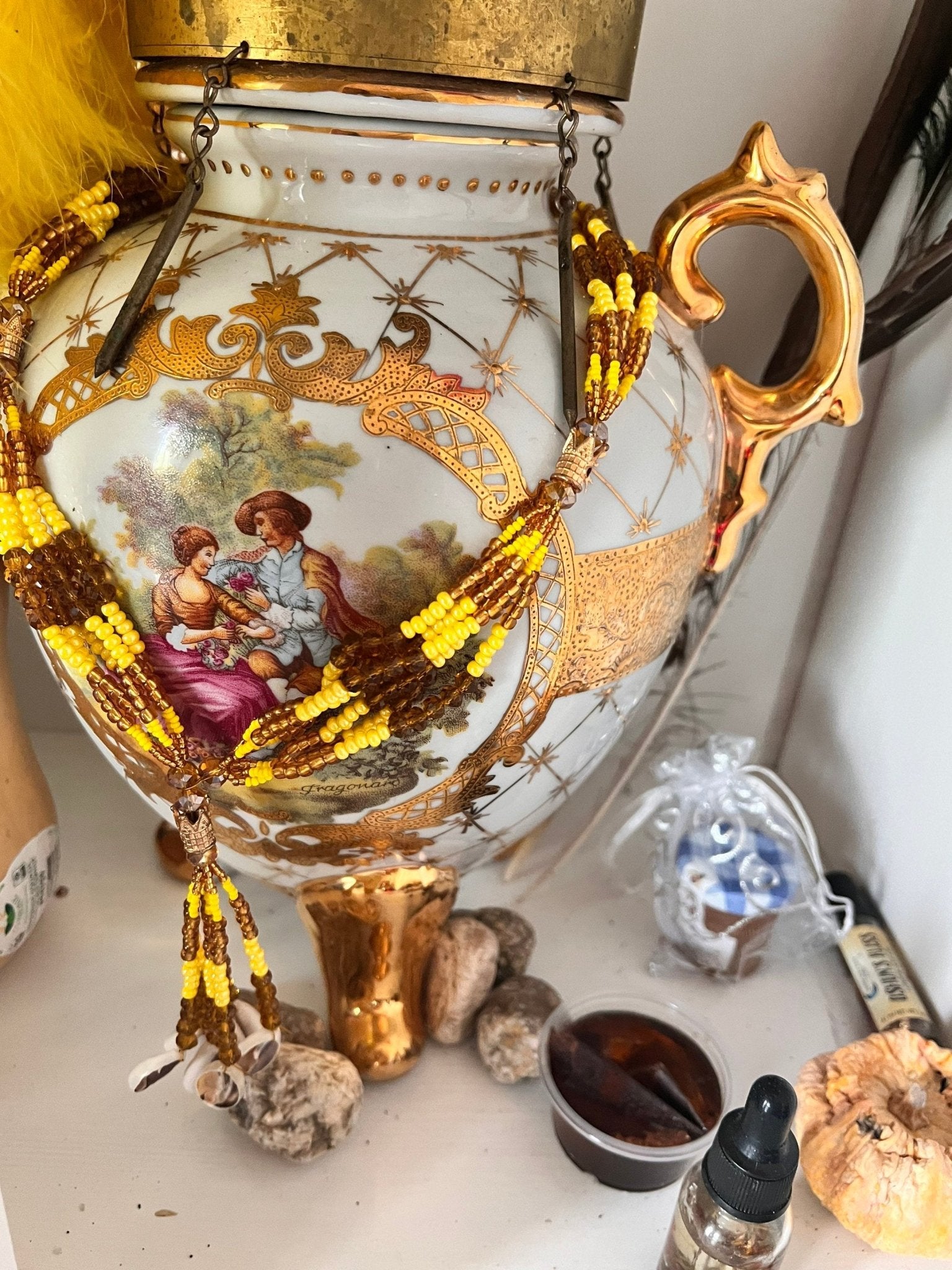 Honey Jar Love Spell Kit- Sweetening Attraction Oshun Santeria Hoodoo Voodoo Relationship Friendship Boss Spell - MysticBluuMoonTarot