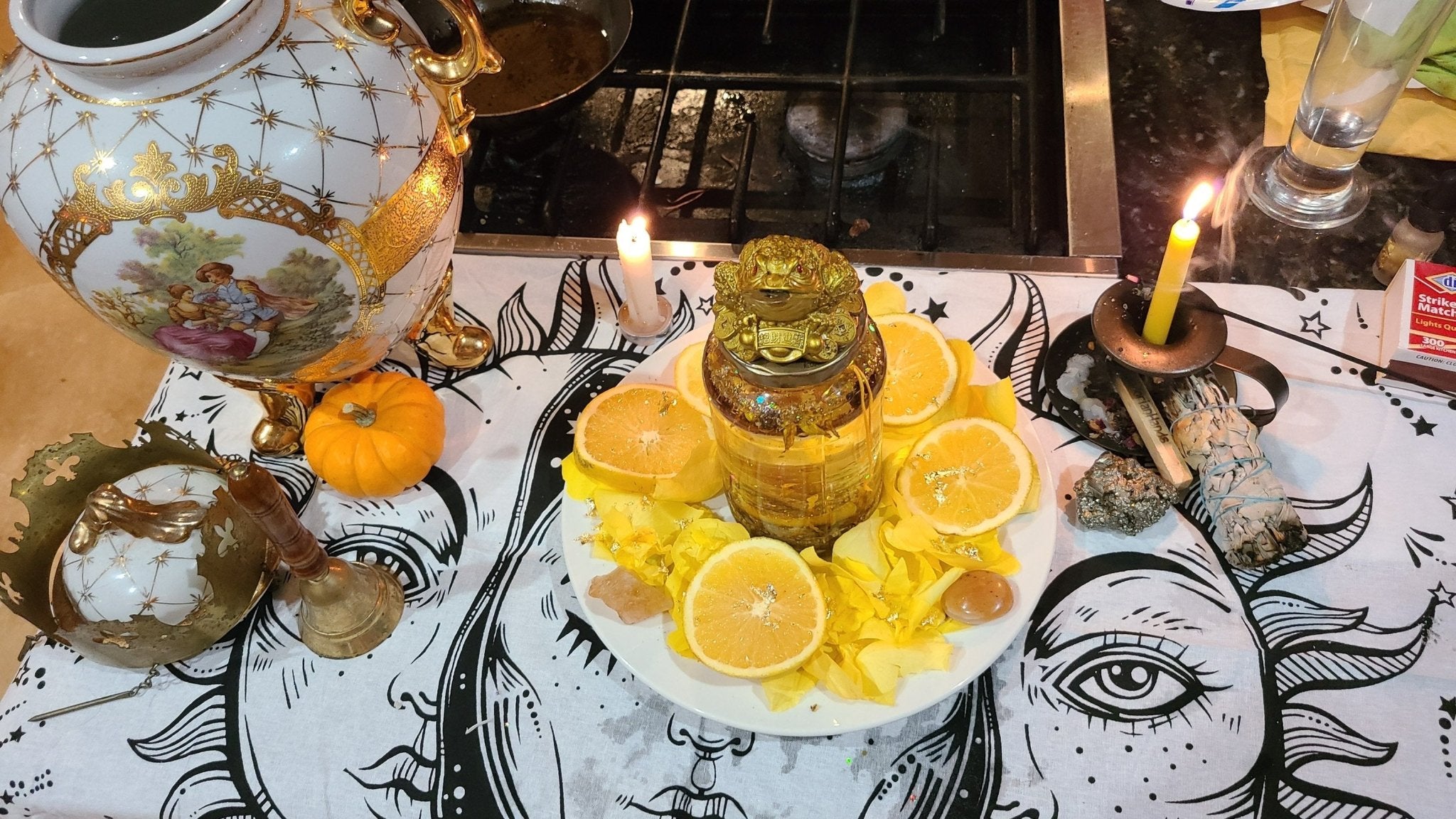Honey Jar Love Spell Kit- Sweetening Attraction Oshun Santeria Hoodoo Voodoo Relationship Friendship Boss Spell - MysticBluuMoonTarot