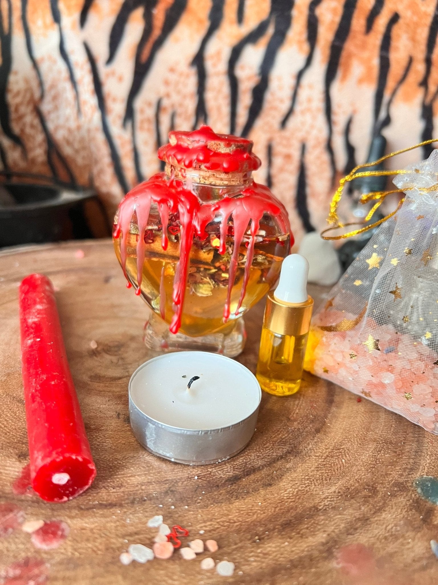 Honey Jar Love Spell Kit- Sweetening Attraction Oshun Santeria Hoodoo Voodoo Relationship Friendship Boss Spell - MysticBluuMoonTarot