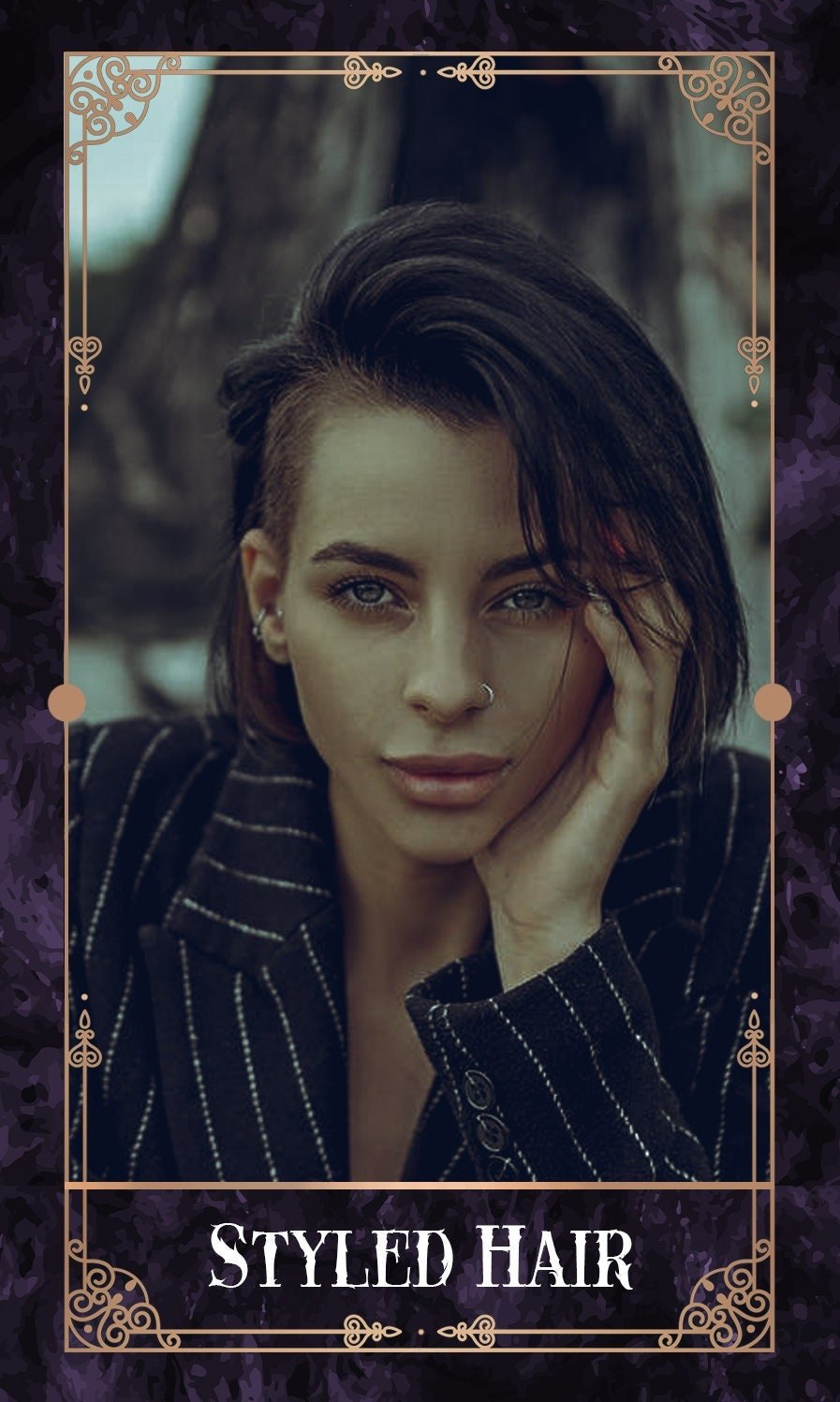 Mystic Flames Oracle Deck Physical Features Tarot Deck Oracle Card Love Gothic Style Traits - MysticBluuMoonTarot