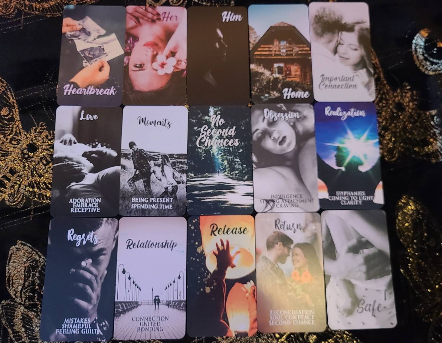 Mystic Notes Oracle Deck Situations Deck Tarot Deck Twin Flame Deck Love Oracle Deck Messages Deck Oracle Card Deck - MysticBluuMoonTarot