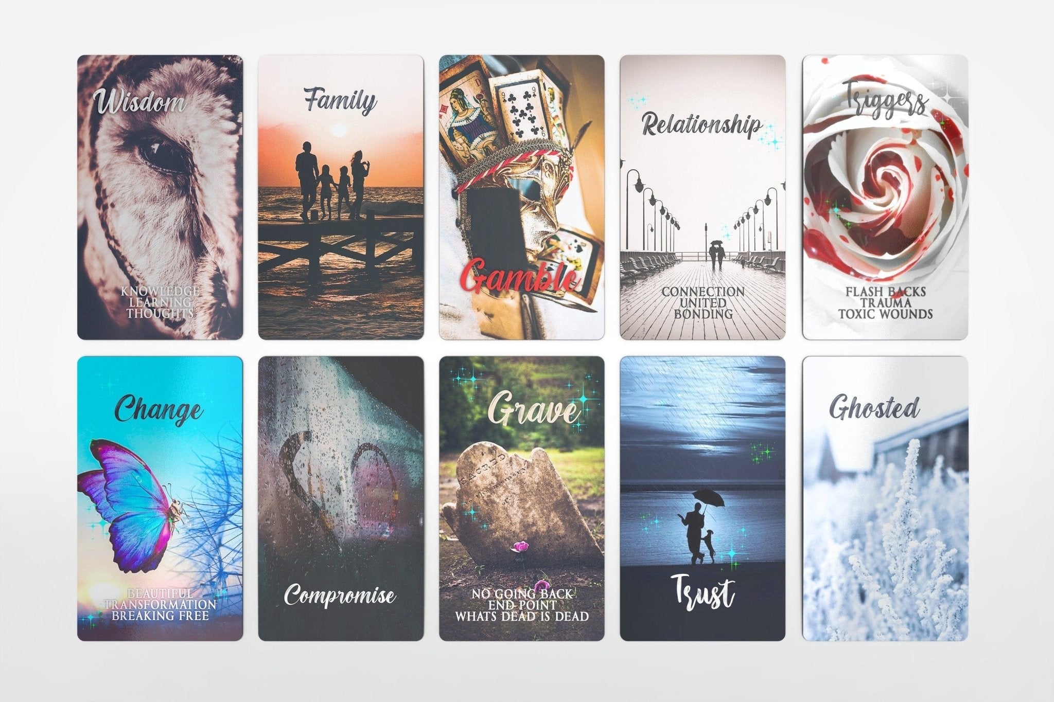 Mystic Notes Oracle Deck Situations Deck Tarot Deck Twin Flame Deck Love Oracle Deck Messages Deck Oracle Card Deck - MysticBluuMoonTarot