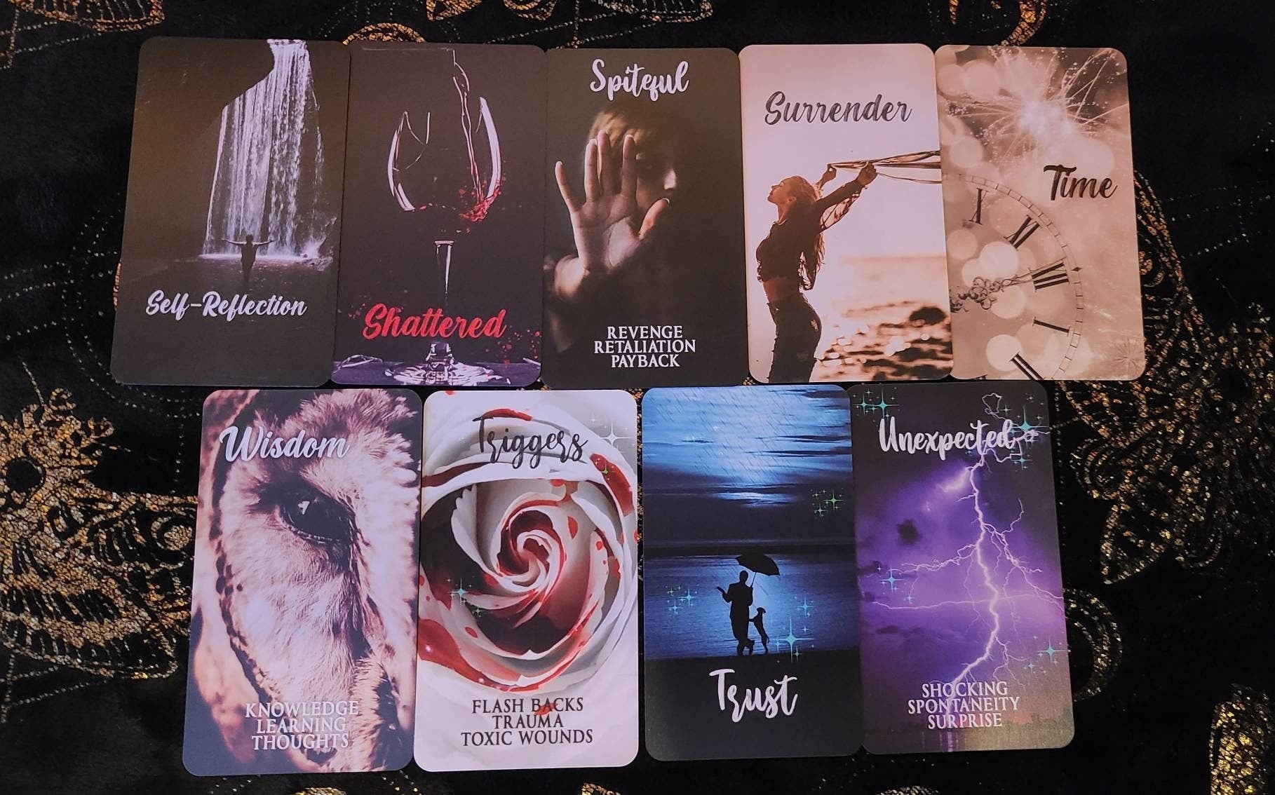 Mystic Notes Oracle Deck Situations Deck Tarot Deck Twin Flame Deck Love Oracle Deck Messages Deck Oracle Card Deck - MysticBluuMoonTarot