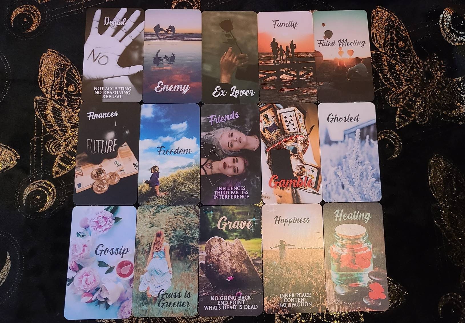 Mystic Notes Oracle Deck Situations Deck Tarot Deck Twin Flame Deck Love Oracle Deck Messages Deck Oracle Card Deck - MysticBluuMoonTarot