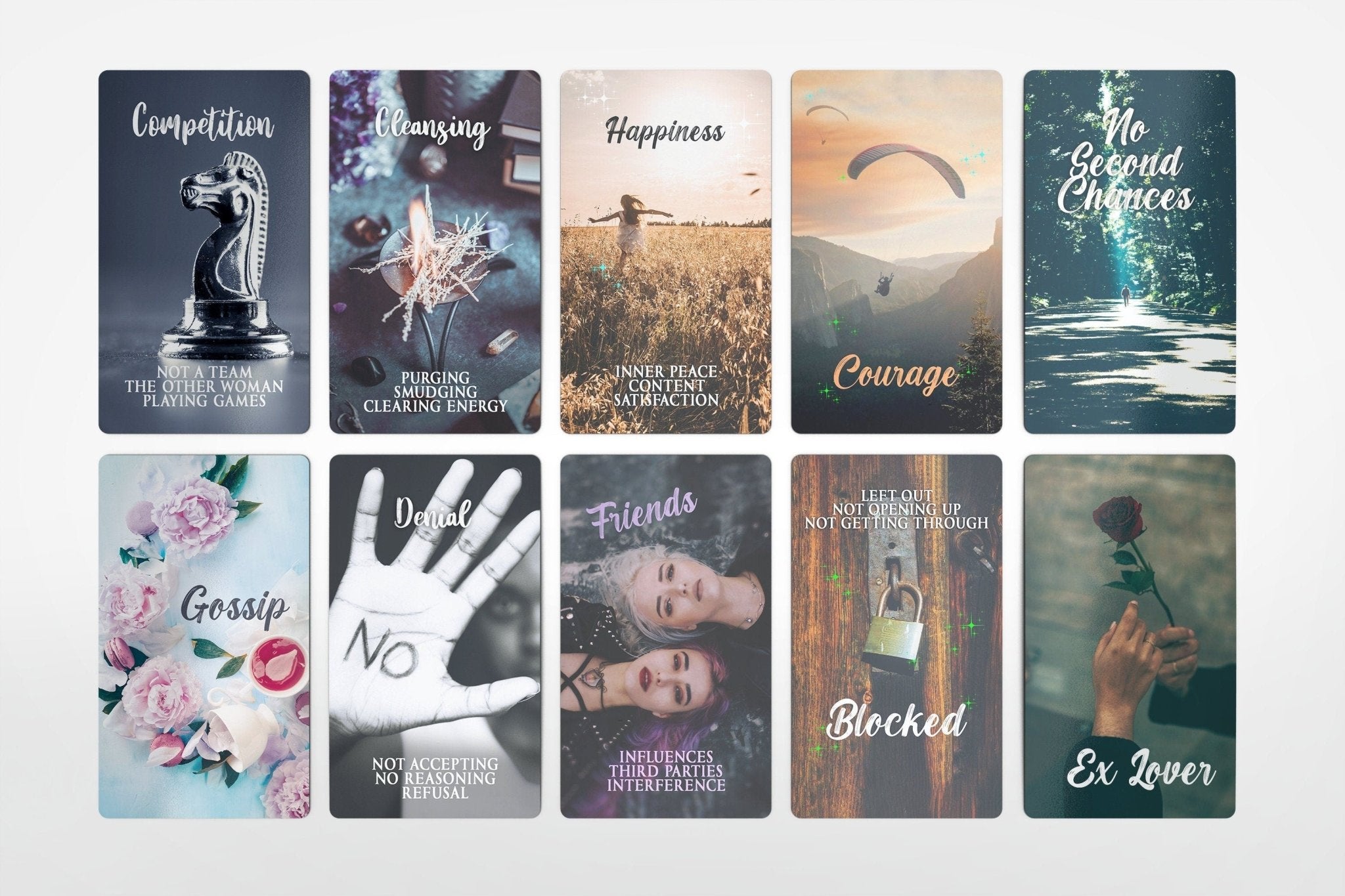 Mystic Notes Oracle Deck Situations Deck Tarot Deck Twin Flame Deck Love Oracle Deck Messages Deck Oracle Card Deck - MysticBluuMoonTarot