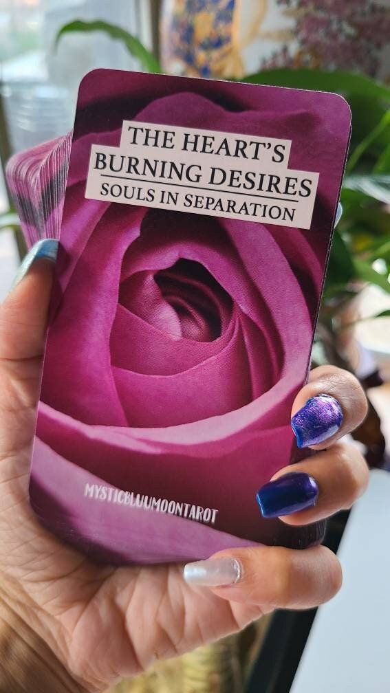 Souls In Separation Twin Flame Oracle Deck Messages Oracle Cards Tarot Cards Tarot Deck Mysticbluumoontarot - MysticBluuMoonTarot