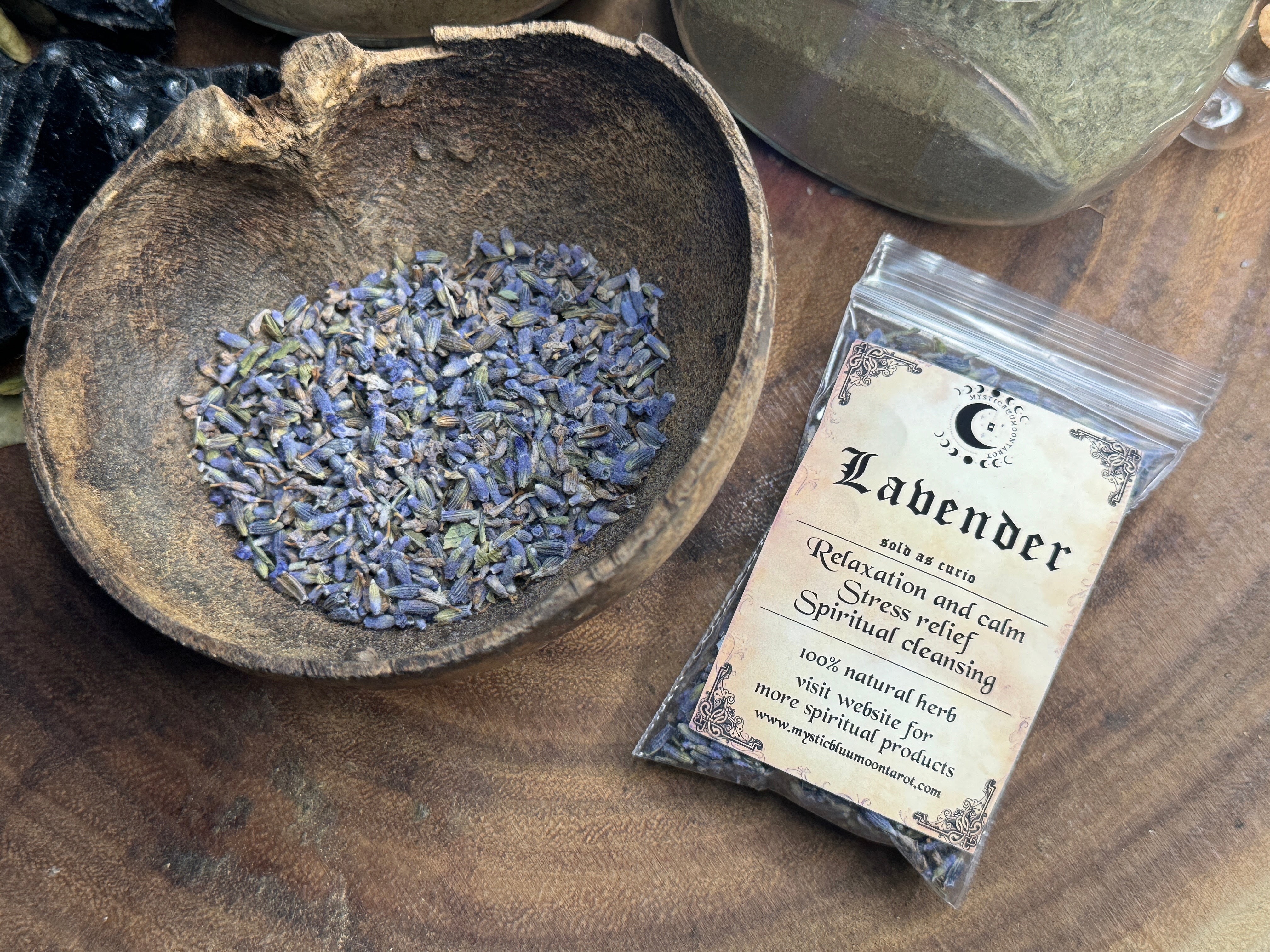 Lavender Herb for Curio Use – Ritual Spells, Peace & Protection, Altar Decor, Sleep Sachets