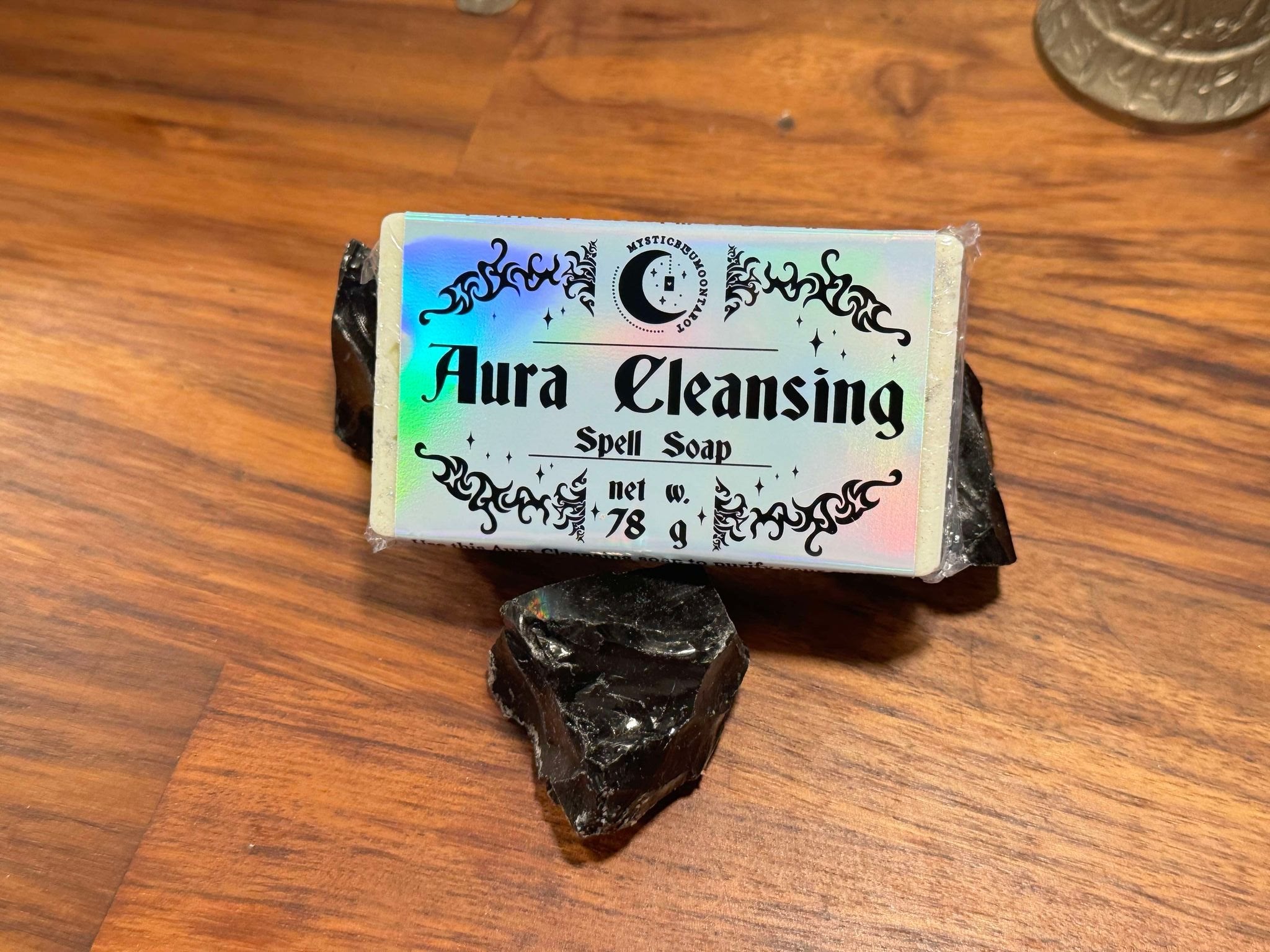 Aura Cleansing Spell Soap | Homemade Goat Milk Soap Organic Natural | Cleanse and Balance Your Aura |  | Metaphysical Witchcraft Soap