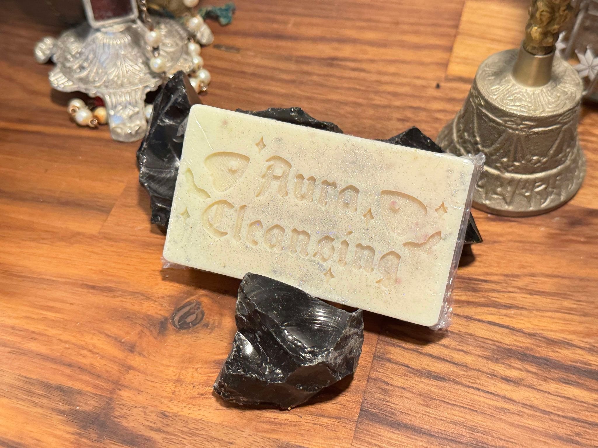 Aura Cleansing Spell Soap | Homemade Goat Milk Soap Organic Natural | Cleanse and Balance Your Aura |  | Metaphysical Witchcraft Soap