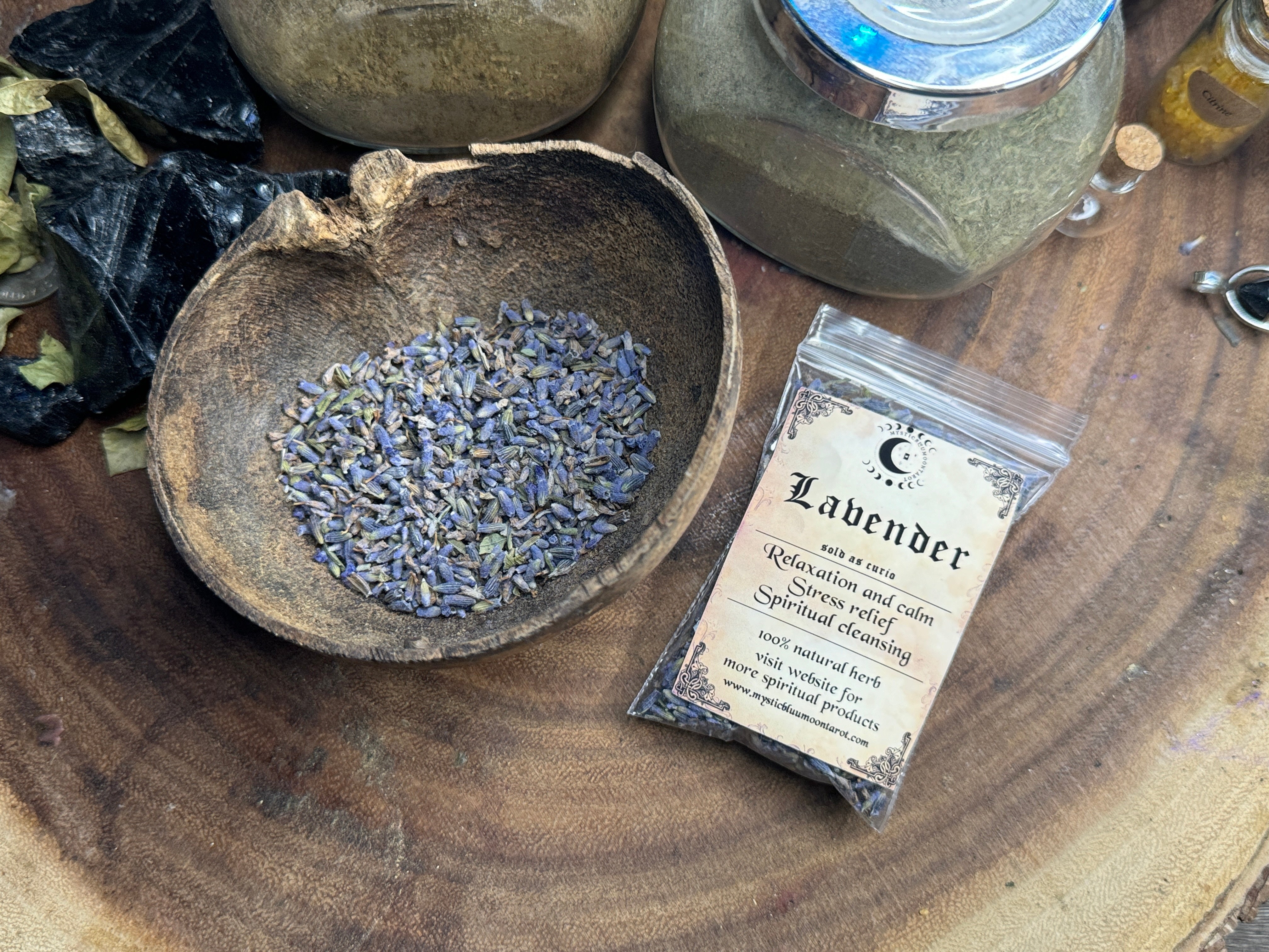 Lavender Herb for Curio Use – Ritual Spells, Peace & Protection, Altar Decor, Sleep Sachets