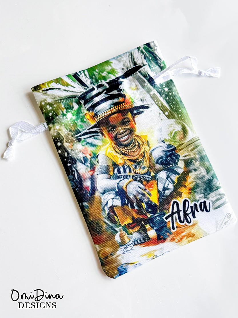 Eleggua Afra Bolsitas Para Caracoles