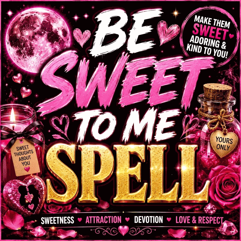 Love Spell | Be Sweet To Me, Sweetening Jar, Emotionally Available, Urgent Cast