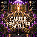 Career Road Opener Spell | Jobs, Advancement & Opportunity | spiritual ritual listing graphic
