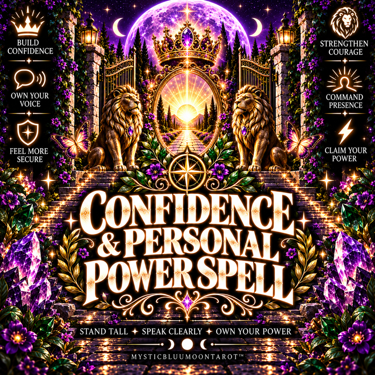 Confidence & Personal Power Spell by MysticBluuMoonTarot