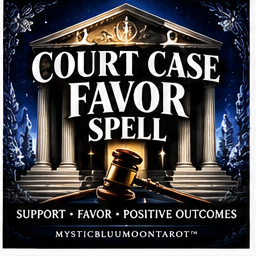 Court Case Favor Spell by MysticBluuMoonTarot