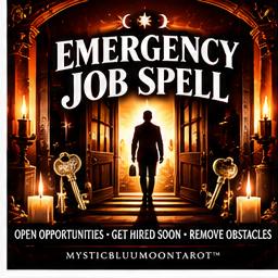 Emergency Job Spell by MysticBluuMoonTarot