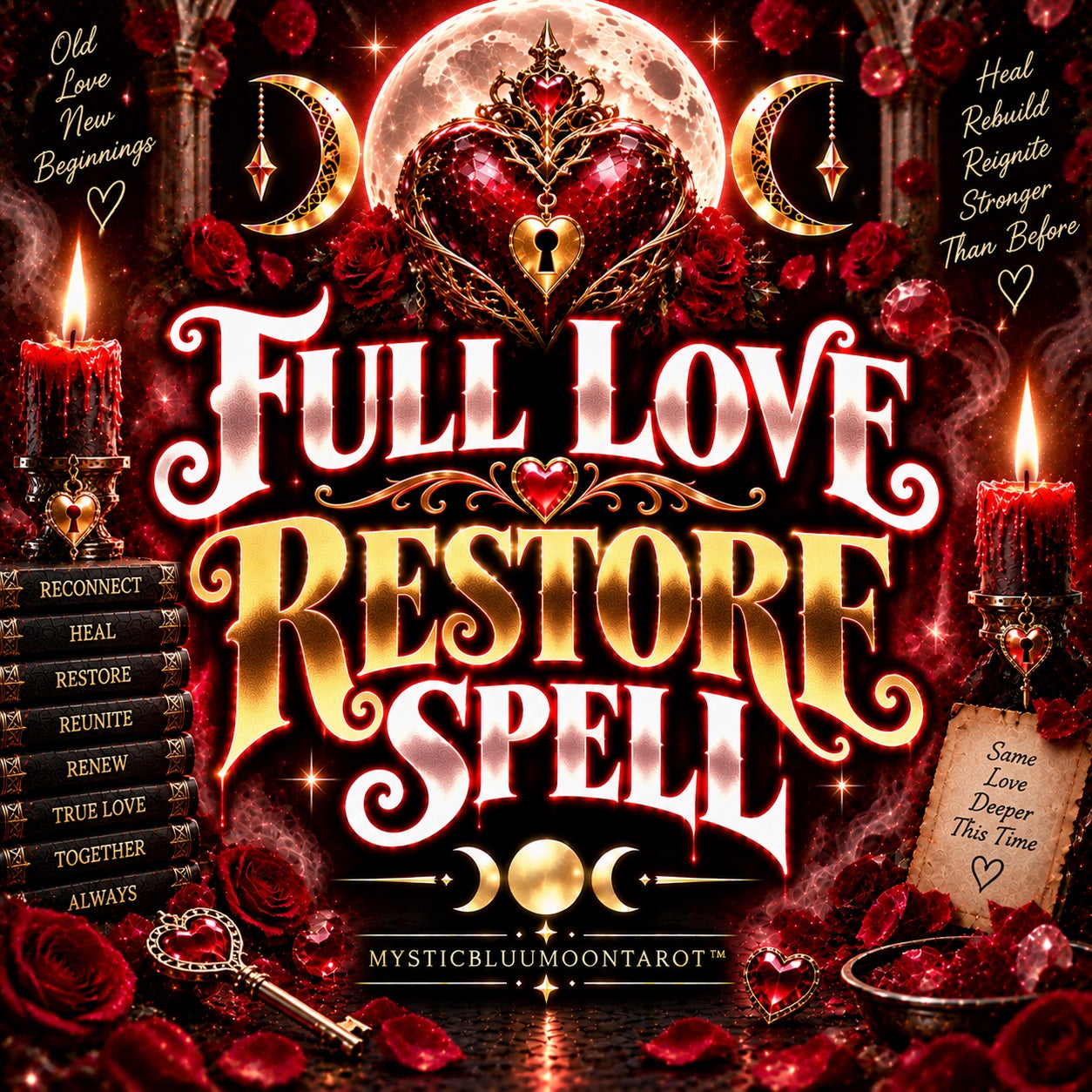 Full Love Restore Spell by MysticBluuMoonTarot