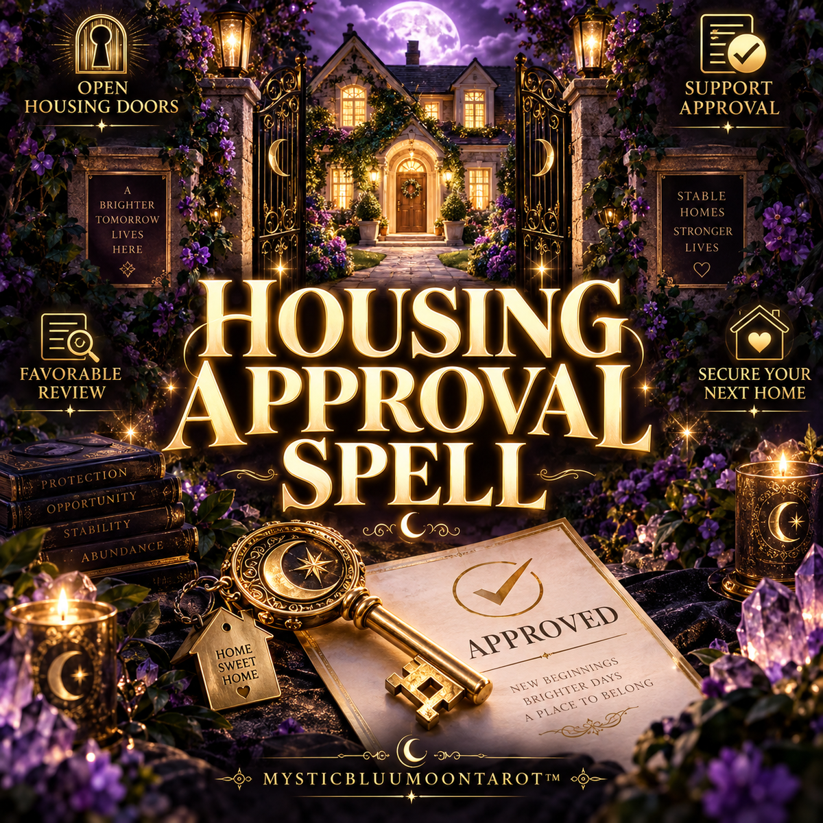 Housing Approval Spell by MysticBluuMoonTarot