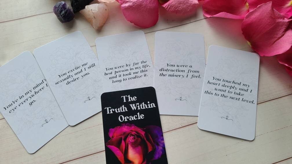 The Truth Within Oracle Deck Twin Flame Messages From Your Person Tarot Deck Ex Reading Cards Divination Charms