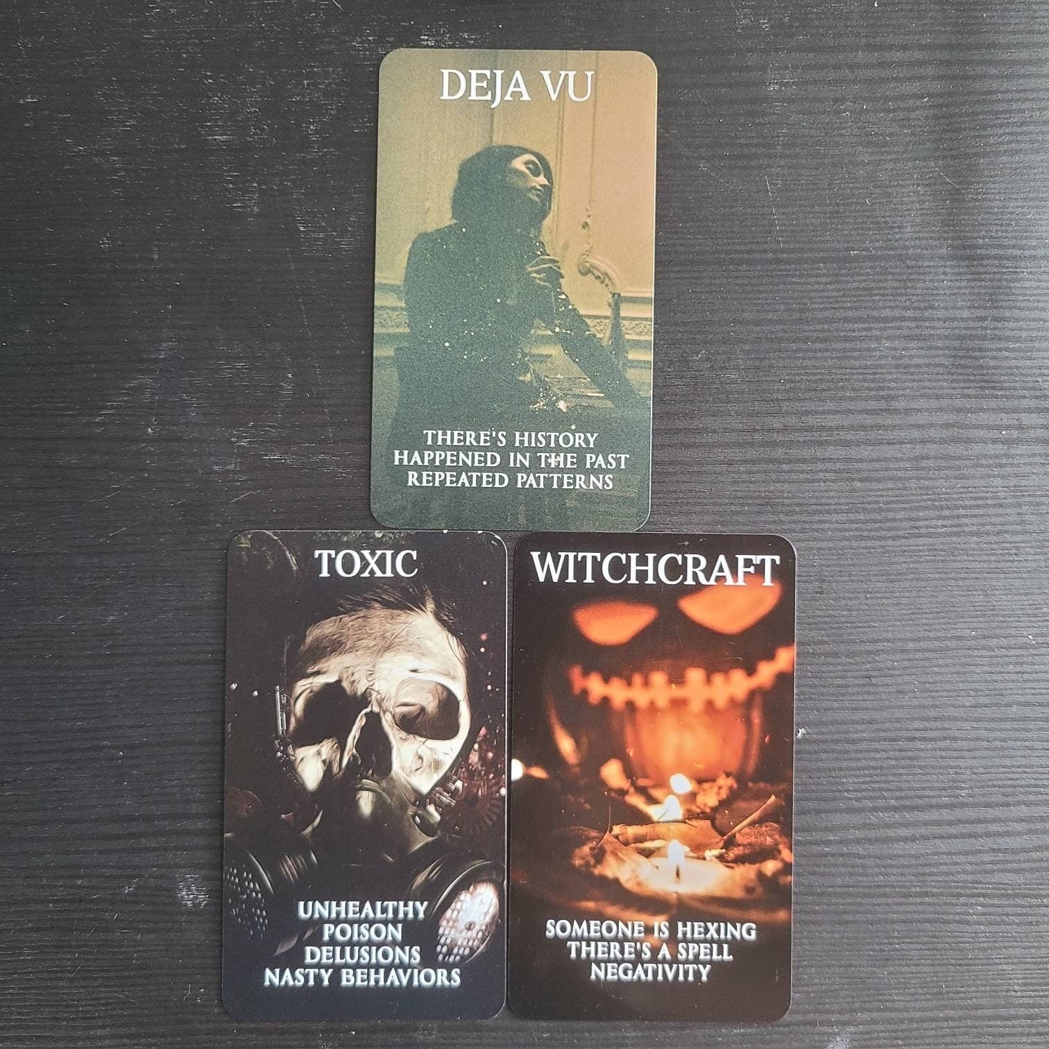 Mystic Black Rose Oracle Cards: Situations & Relationships Deck With Keywords