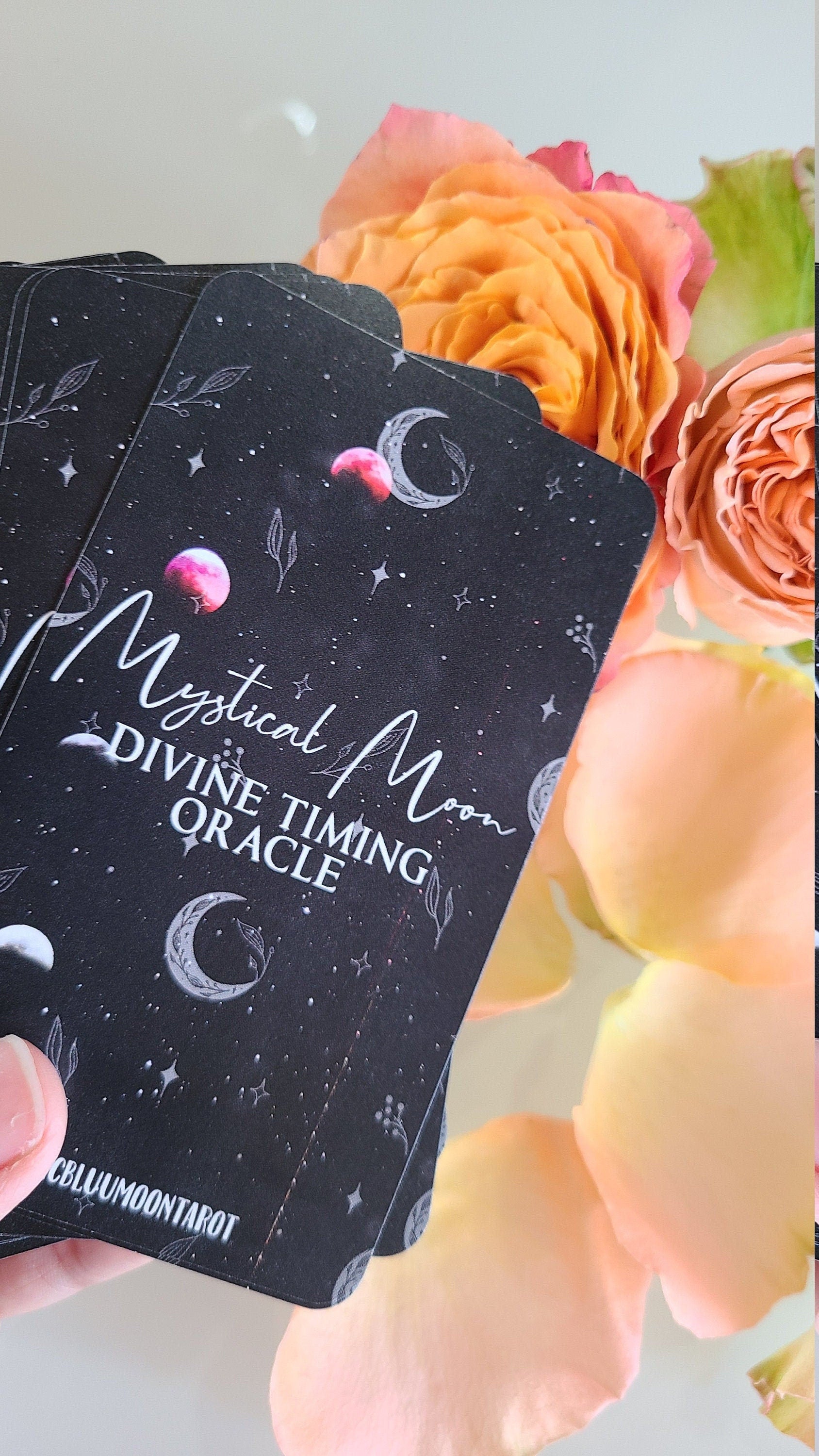 Timing Oracle Deck Time Frame Cards Mystical Moon Situations Twin Flame Deck Tarot Deck Oracle Cards Cosmic