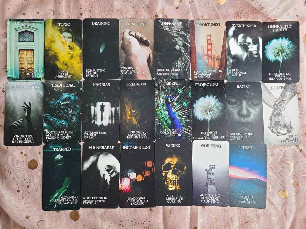 Dark Shadow Of The Soul Oracle Deck 100 Cards