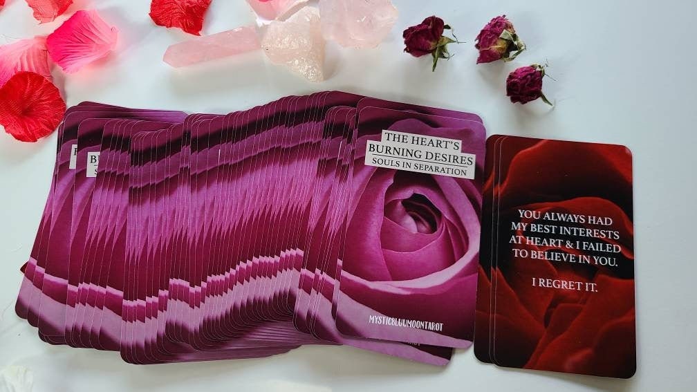 Souls In Separation Twin Flame Oracle Deck 60 cards