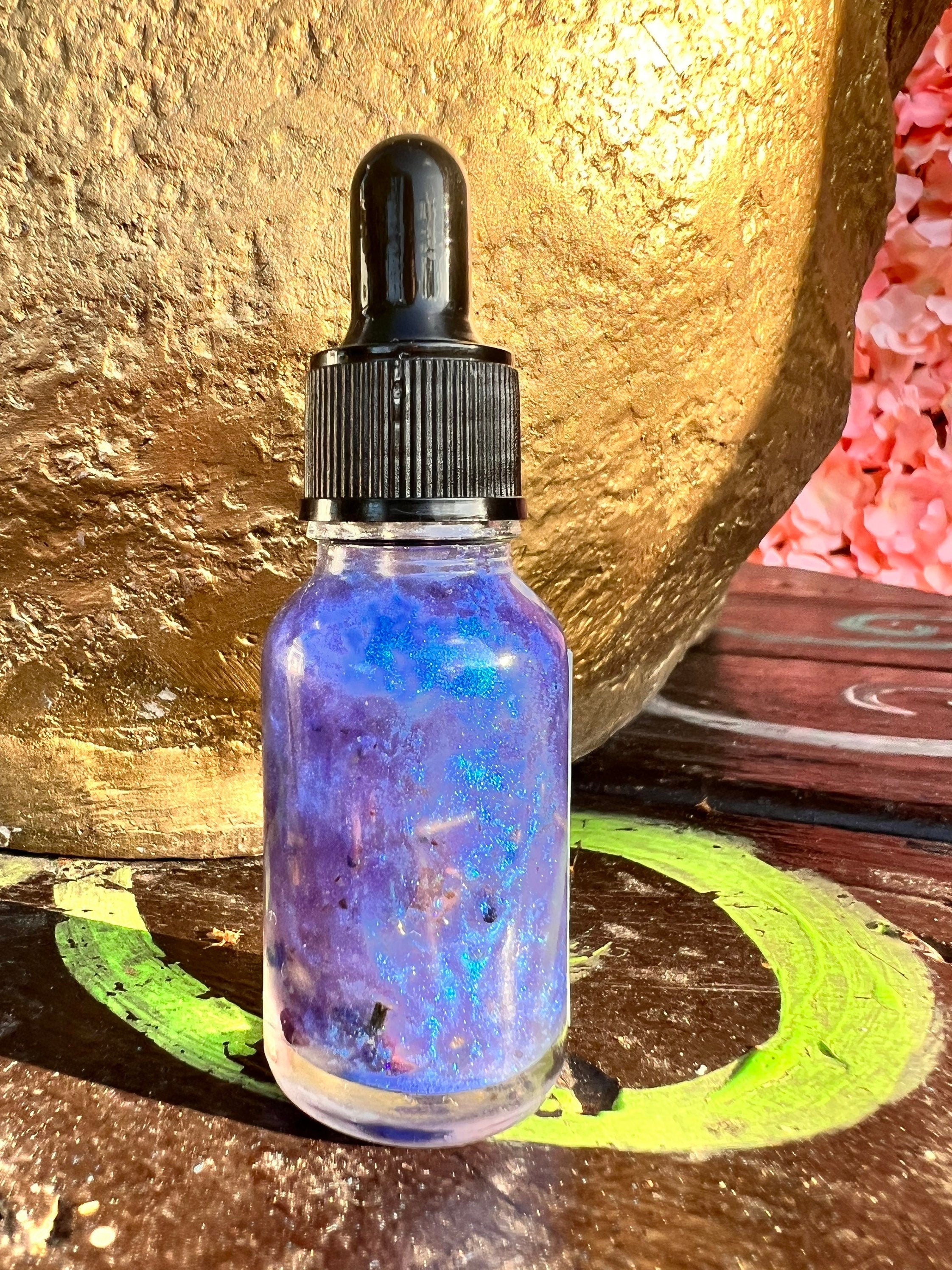 Empath Oil Protection Ritual Oil Witchcraft Magick Grounding Anxiety Relief Stress Calming Moon Amethyst Wicca Witch Oil Cleansing