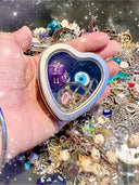 Mystery Charm Scoop: Divination Confetti, Witchcraft Lucky Dip | tarot reading listing graphic