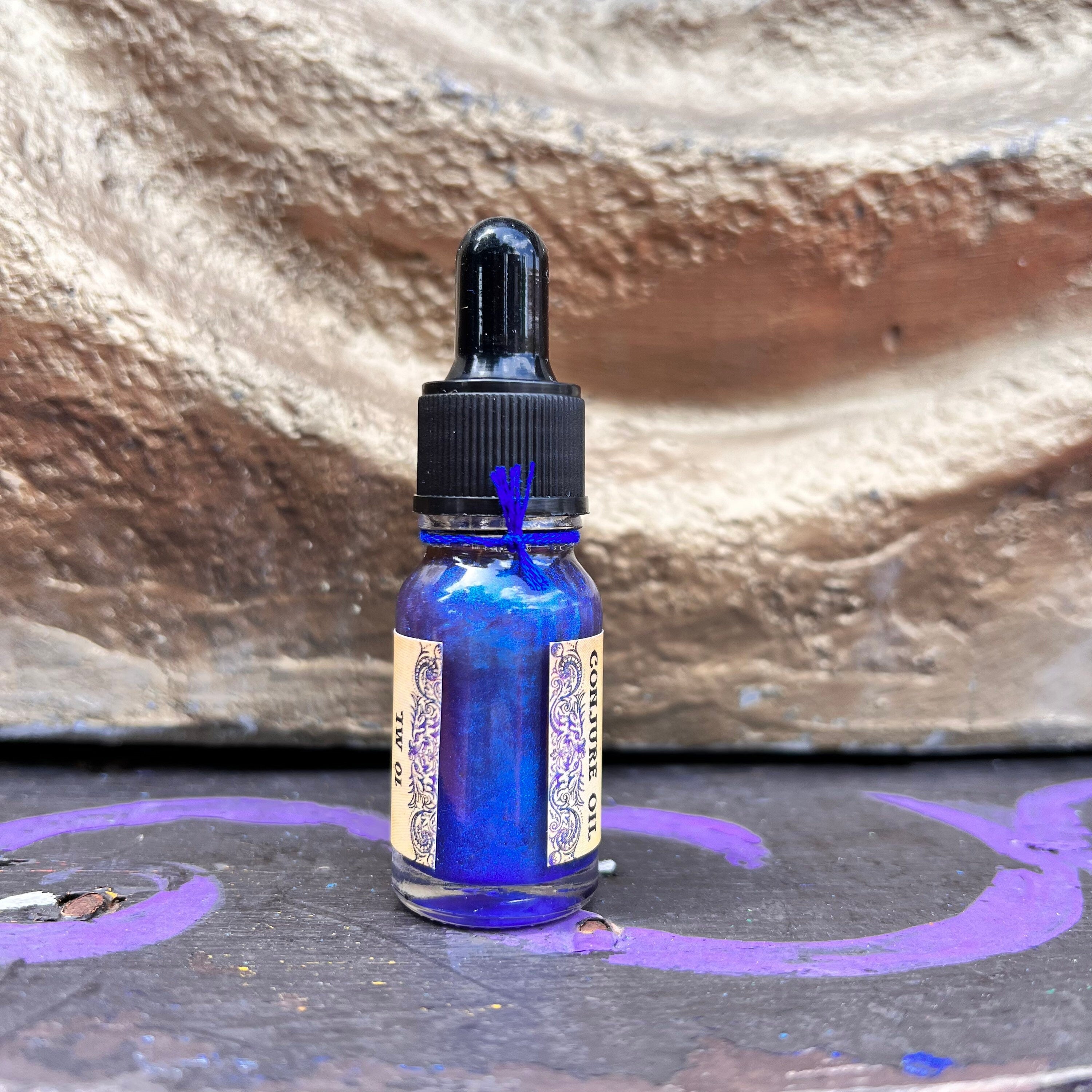 Divination Conjure Oil, Psychic Visions, Third Eye, Tarot Oracle Oil, Witchcraft, Santeria, Hoodoo, Voodoo