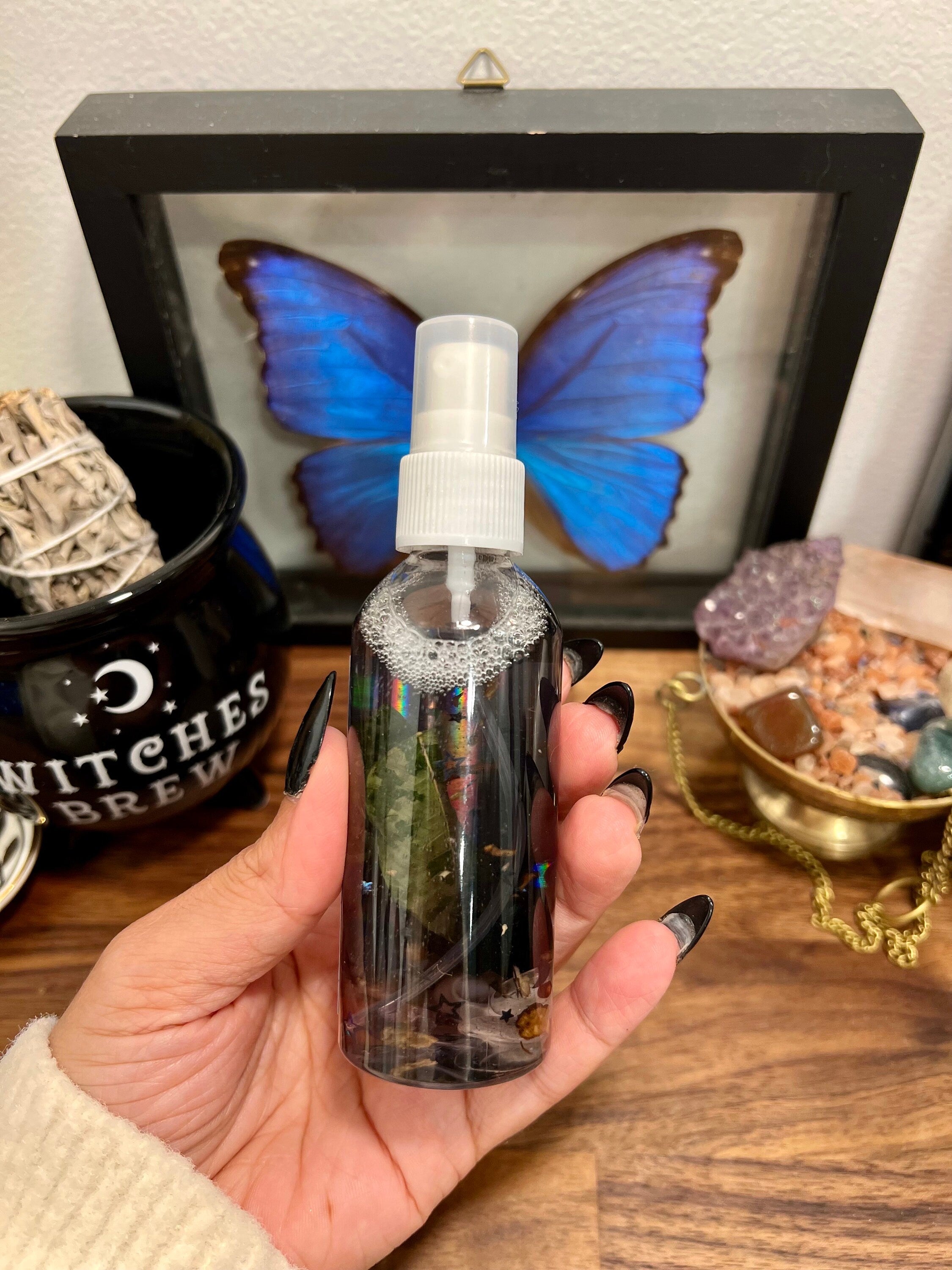 Protection Cleanse Spray 2oz - Remove Negative Energy and Purify Your Space - Smudge Spray - Spiritual Metaphysical - Homemade Florida Water