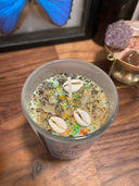 Money Spell Candle - Draw in Prosperity Wealth Abundance - Charged Hoodoo Spell Candle | spiritual candle listing image