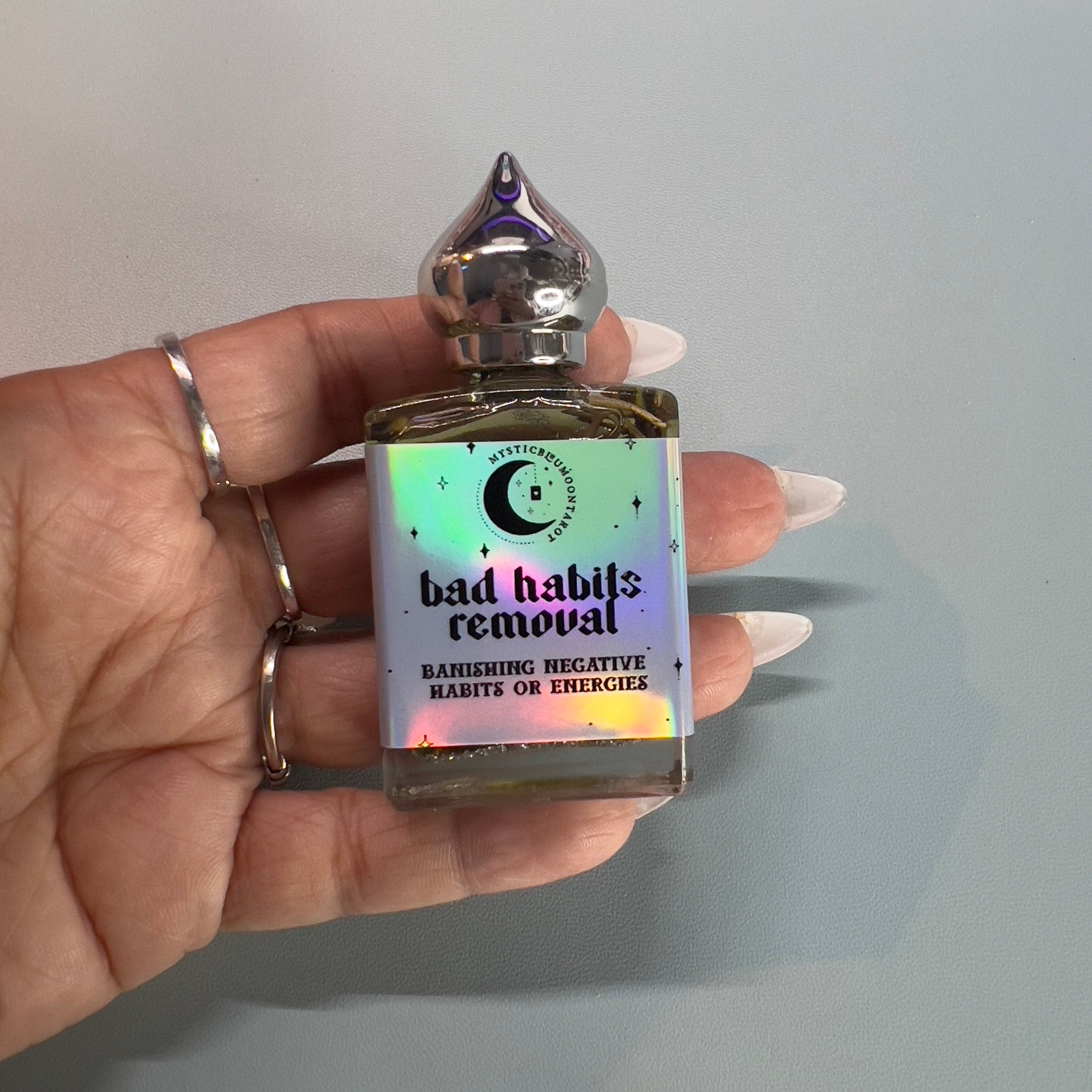 Bad Habits Removal Oil, Curio, Banish Spell, Negativity Removal, Poison Apple, Witchcraft, Intention, Conjure Ritual Oil Spiritual