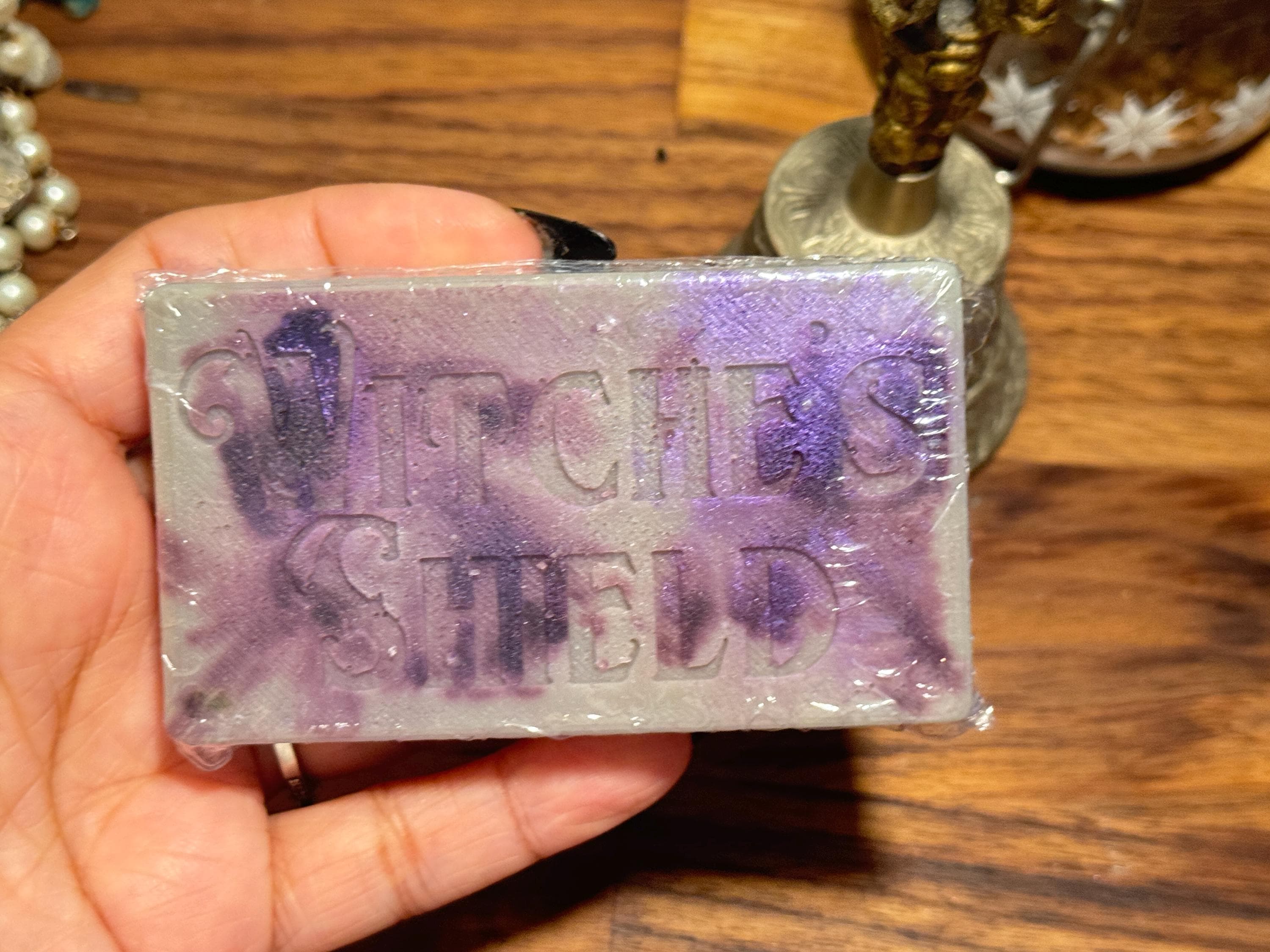 Witches Shield Spell Soap | Shirls From Spiritual Attacks | Block Negative Energies | Safe Space | Metaphysical Witchcraft Soap