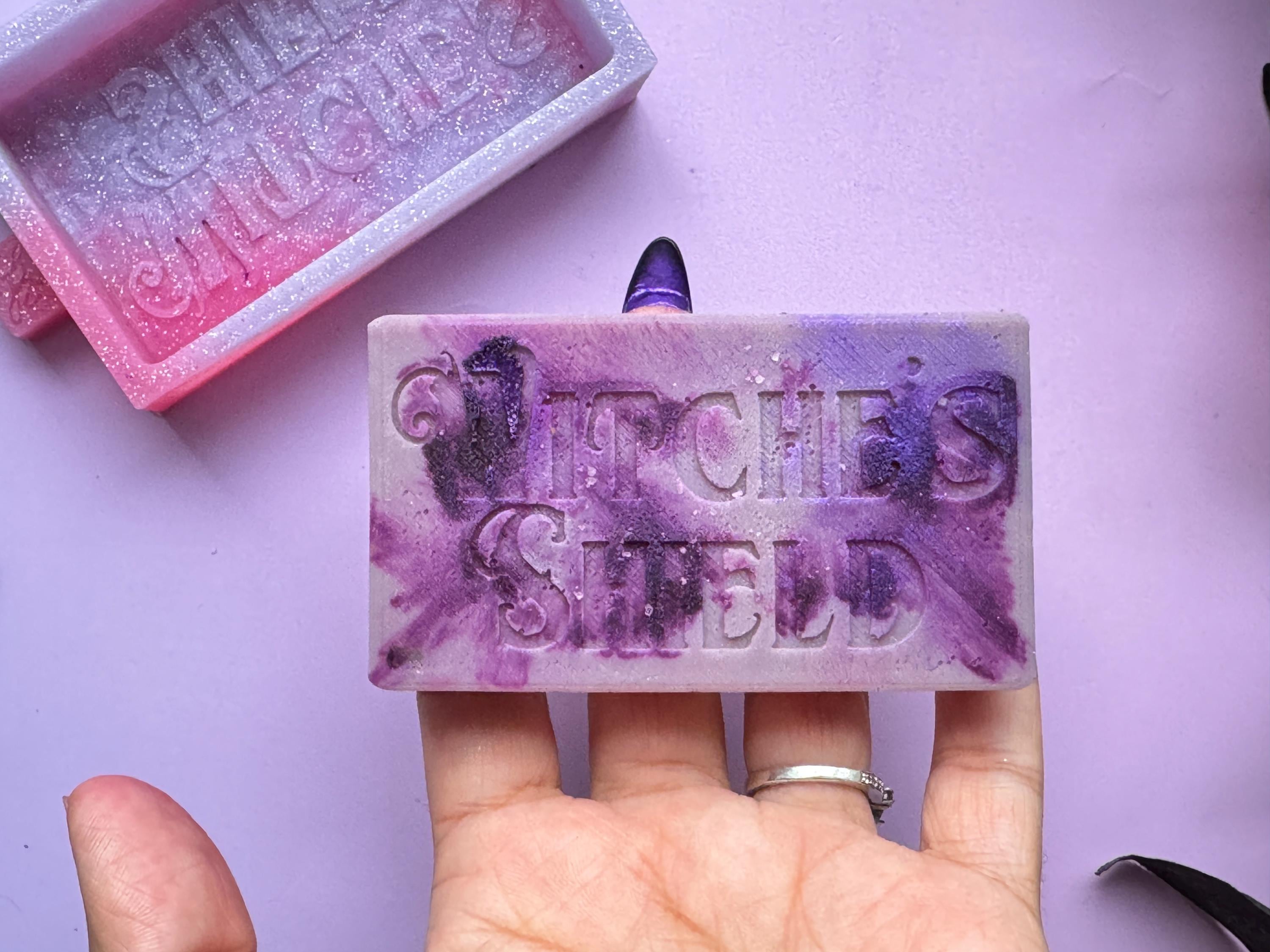 Witches Shield Spell Soap | Shirls From Spiritual Attacks | Block Negative Energies | Safe Space | Metaphysical Witchcraft Soap