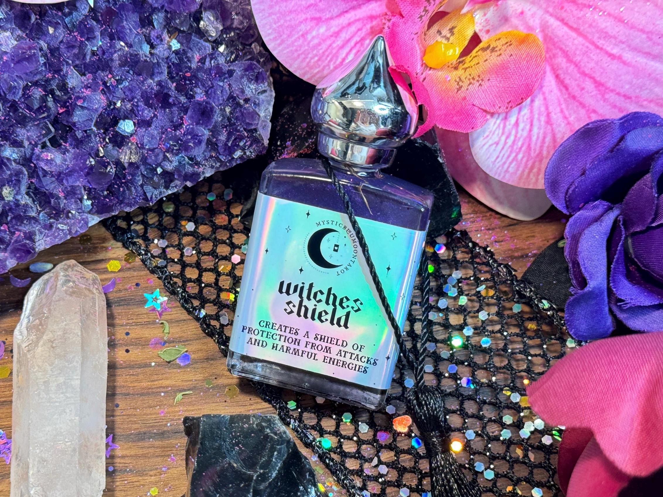 Witches Shield Oil Perfume for Rituals | Protection and Shielding with Magick Oils | Witchcraft Oil with Intentions Spell