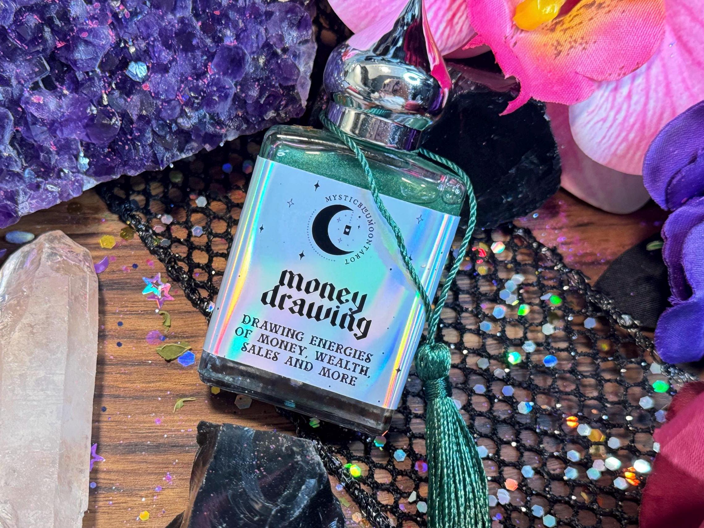 Money Drawing Oil Perfume for Rituals | Attract Wealth and Abundance with Magick Oils | Witchcraft Oil with Prosperity Intentions Spell