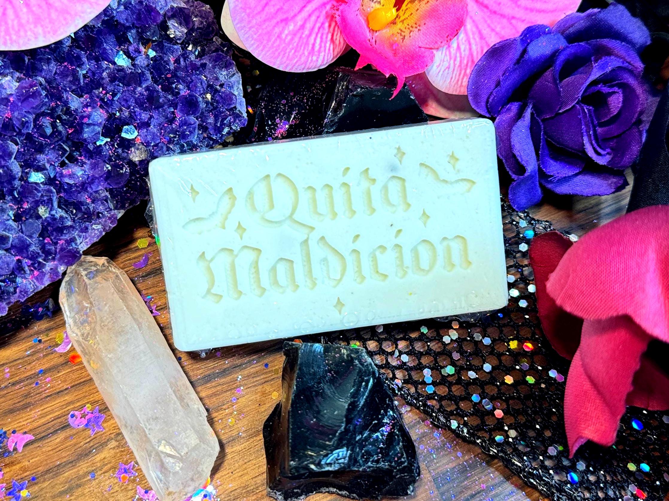 Quita Maldición Spell Soap, Used for Protection and Removing Curses, Homemade Goat Milk Soap Organic Natural, Metaphysical Santería Soap