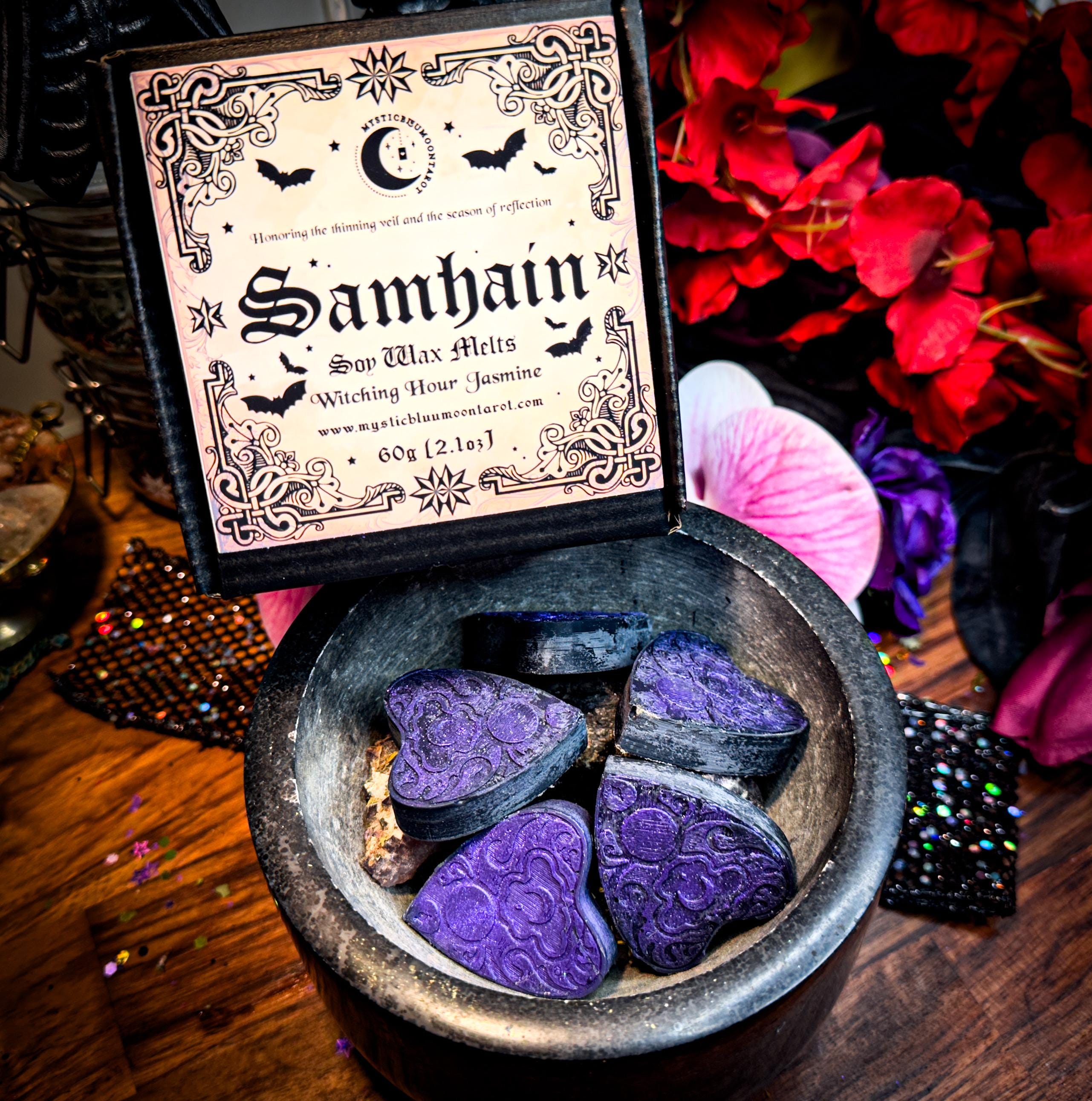 Samhain Wax Melts - Jasmine, Celebrating Harvest Festival, Witchcraft Supplies, Wiccan Rituals, Pagan Decor