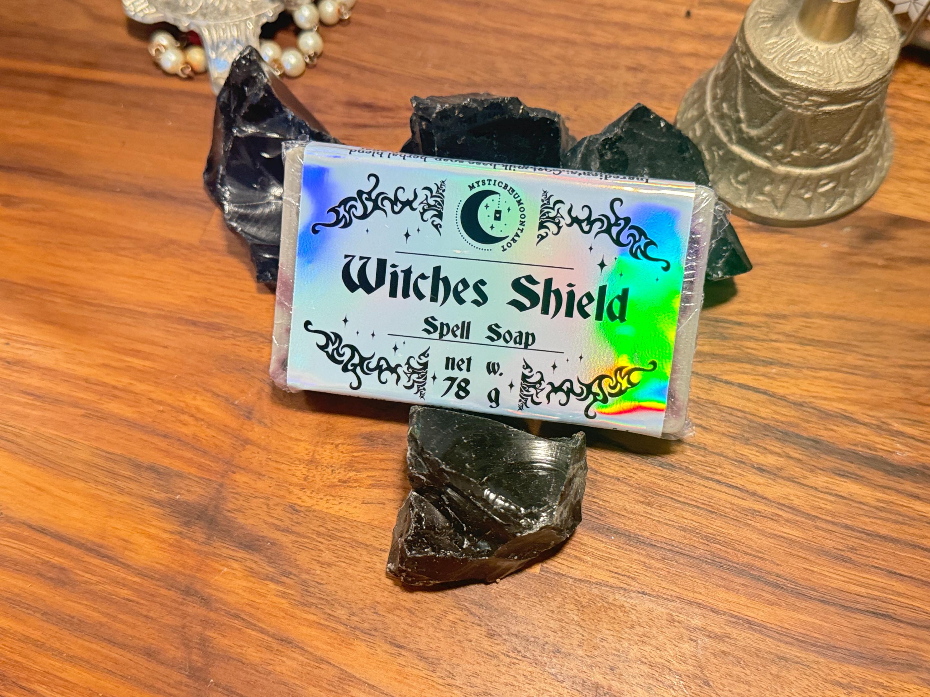 Witches Shield Spell Soap | Shirls From Spiritual Attacks | Block Negative Energies | Safe Space | Metaphysical Witchcraft Soap