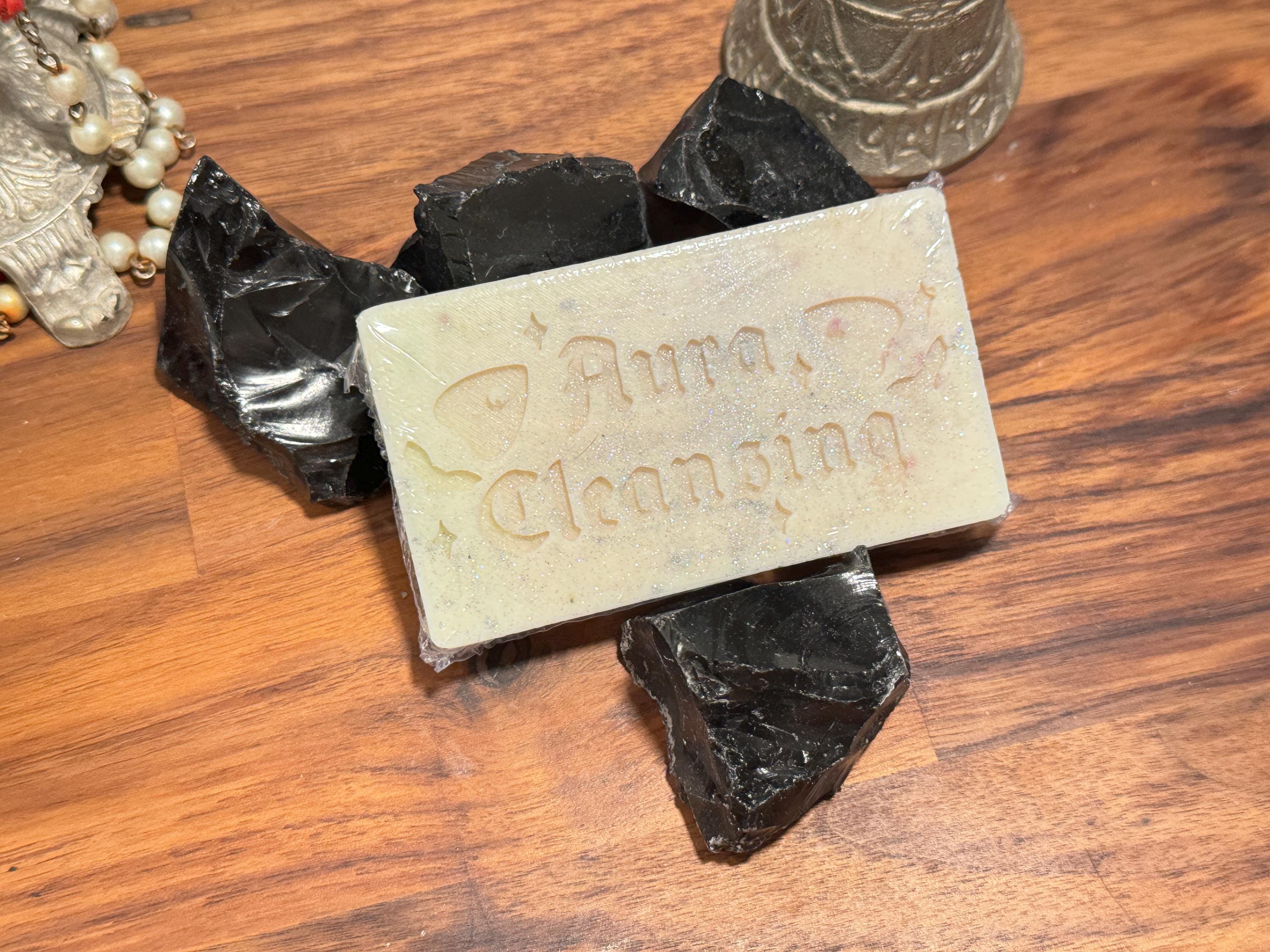 Aura Cleansing Spell Soap | Homemade Goat Milk Soap Organic Natural | Cleanse and Balance Your Aura | | Metaphysical Witchcraft Soap